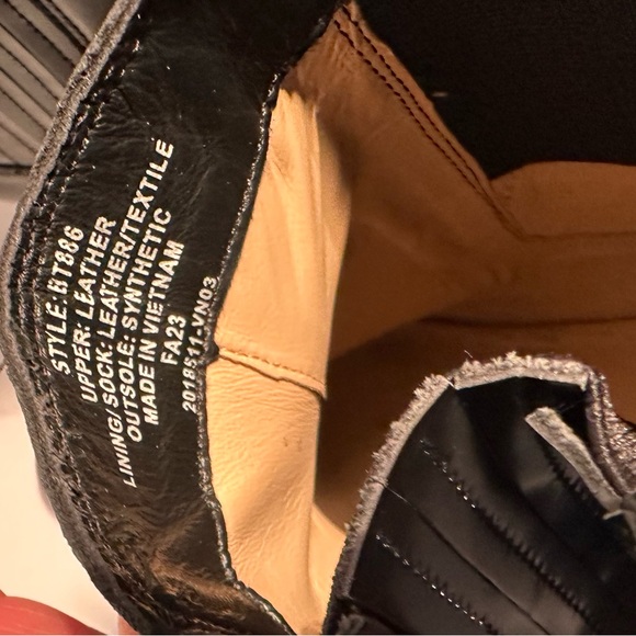 J. Crew Piper Leather Ankle Chunky Heel Boots - Picture 6 of 8